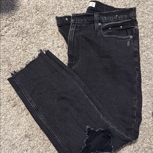 Abercrombie & Fitch Jeans 29 8 X Short The Skinny High Rise Denim Black EUC